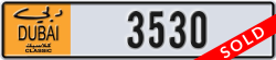dubai classic - code - NOC - number -3530