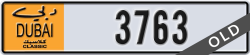 dubai classic - code - NOC - number -3763