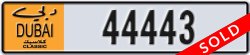 dubai classic - code - NOC - number -44443