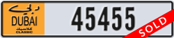 dubai classic - code - NOC - number -45455