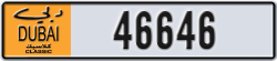 dubai classic - code - NOC - number -46567