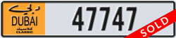 dubai classic - code - NOC - number -47668
