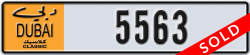 dubai classic - code - NOC - number -5563