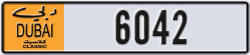 dubai classic - code - NOC - number -6042