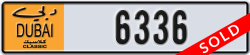 dubai classic - code - NOC - number -6336