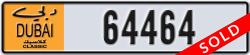 dubai classic - code - NOC - number -64385