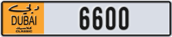 dubai classic - code - NOC - number -6600