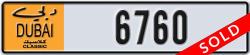 dubai classic - code - NOC - number -6760