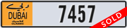 dubai classic - code - NOC - number -7457
