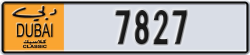 dubai classic - code - NOC - number -7827