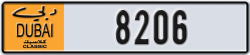 dubai classic - code - NOC - number -8206