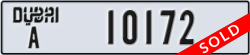 dubai - code - A - number -10172