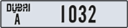 dubai - code - A - number -1032