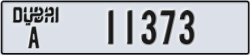 dubai - code - A - number -11373