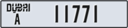 dubai - code - A - number -11771