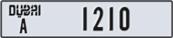 dubai - code - A - number -1210