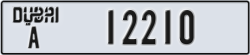 dubai - code - A - number -12210