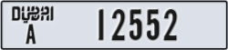dubai - code - A - number -12552