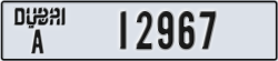 dubai - code - A - number -12967