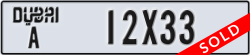dubai - code - A - number -12X33