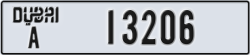 dubai - code - A - number -13206