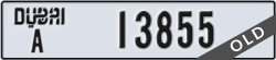 dubai - code - A - number -13855