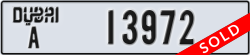 dubai - code - A - number -13972