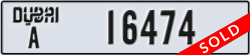 dubai - code - A - number -16395
