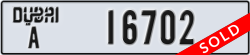 dubai - code - A - number -16623
