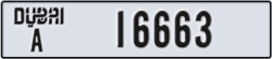 dubai - code - A - number -16663
