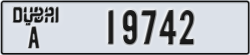 dubai - code - A - number -19742