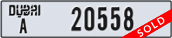 dubai - code - A - number -20479