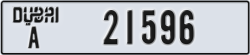 dubai - code - A - number -21596
