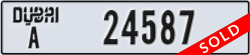 dubai - code - A - number -24587
