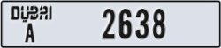 dubai - code - A - number -2638