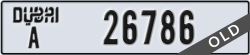 dubai - code - A - number -26786