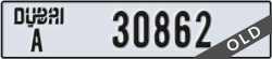 dubai - code - A - number -30862