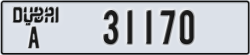 dubai - code - A - number -31091
