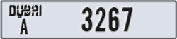 dubai - code - A - number -3267