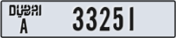 dubai - code - A - number -33172