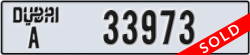 dubai - code - A - number -33973