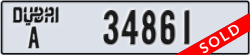 dubai - code - A - number -34861