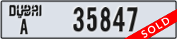 dubai - code - A - number -35768