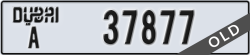 dubai - code - A - number -37877