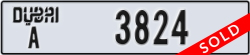 dubai - code - A - number -3824