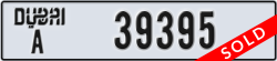 dubai - code - A - number -39395