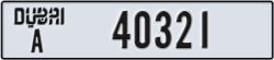 dubai - code - A - number -40242