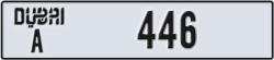 dubai - code - A - number -446