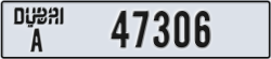 dubai - code - A - number -47306