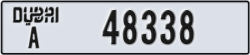 dubai - code - A - number -48338